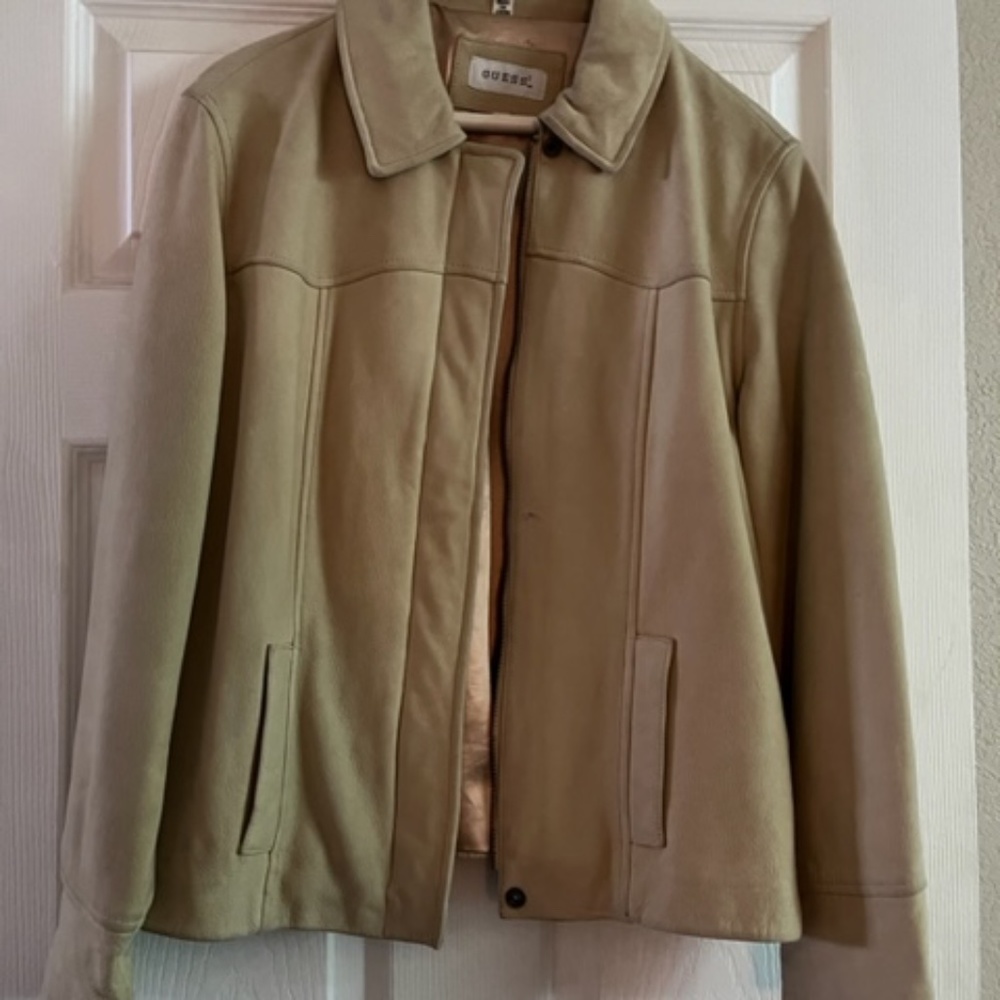 Guess soft leather/suede jacket.